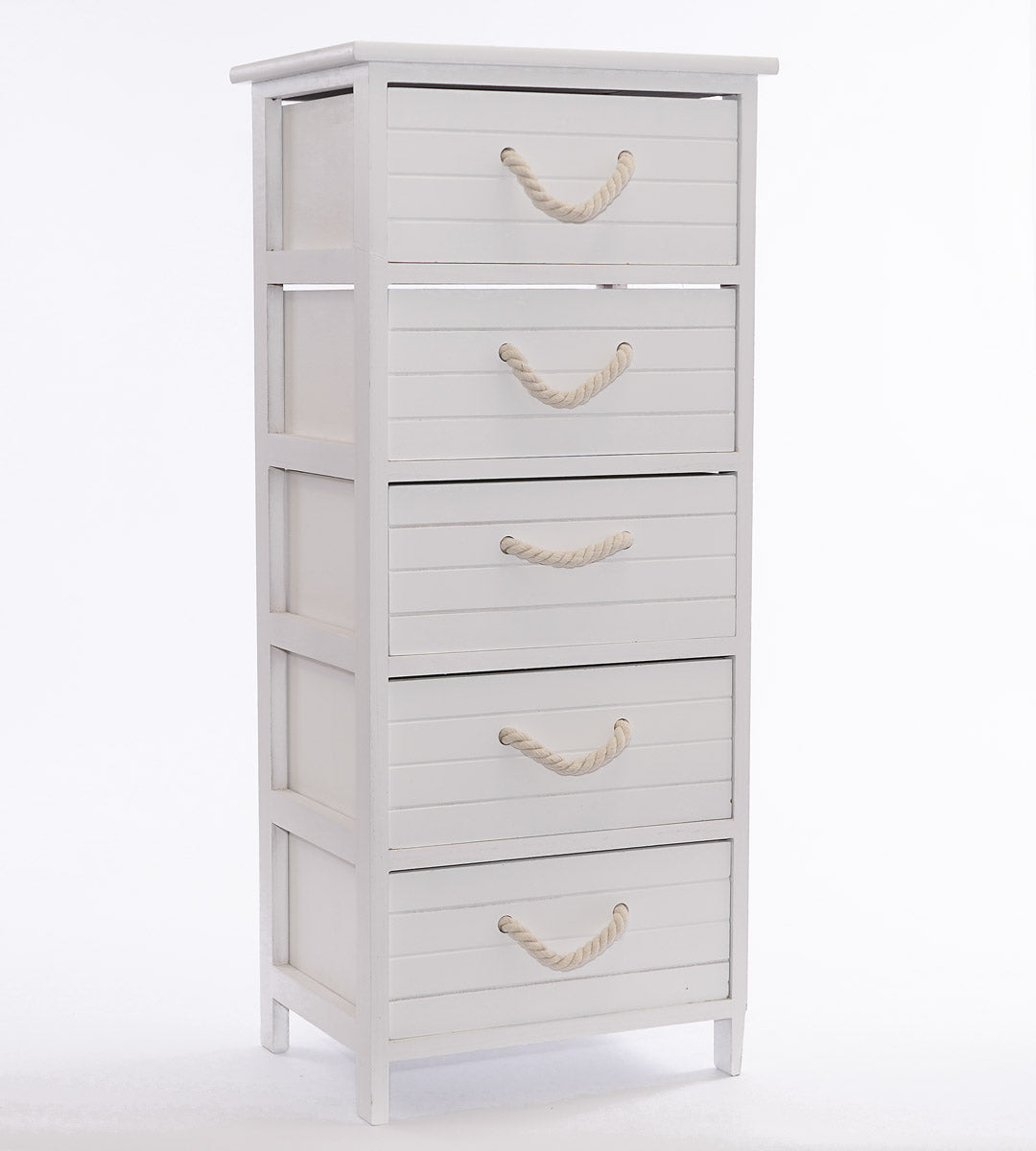 Cassettiera bianca in abete 40X29H90