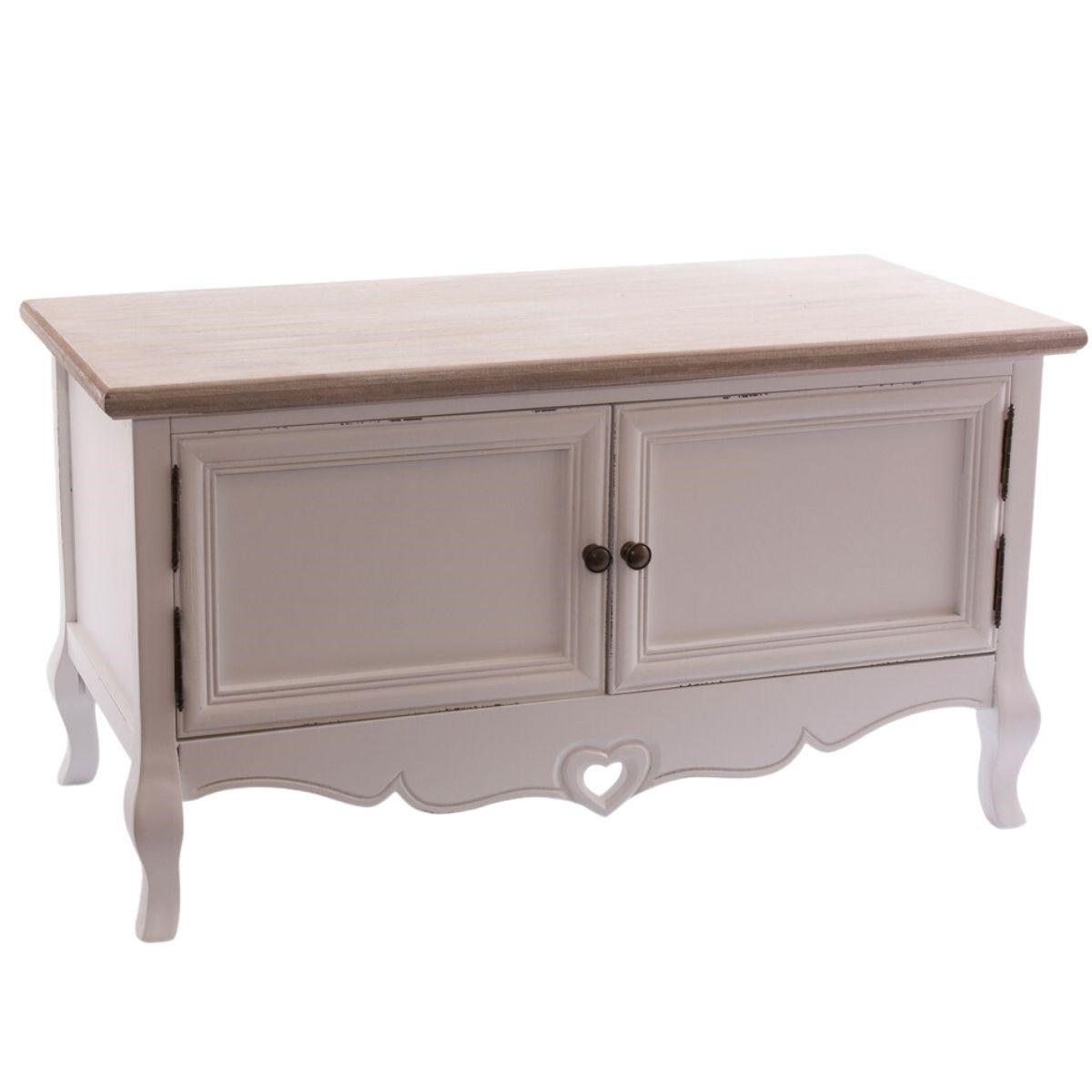 Portatv in legno di Paulownia 84X40H46 - Milano 7 Arte e Design