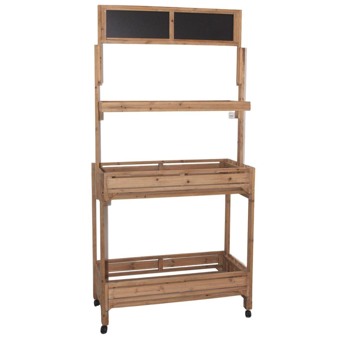 Carretto espositore in abete 98,5X49H203