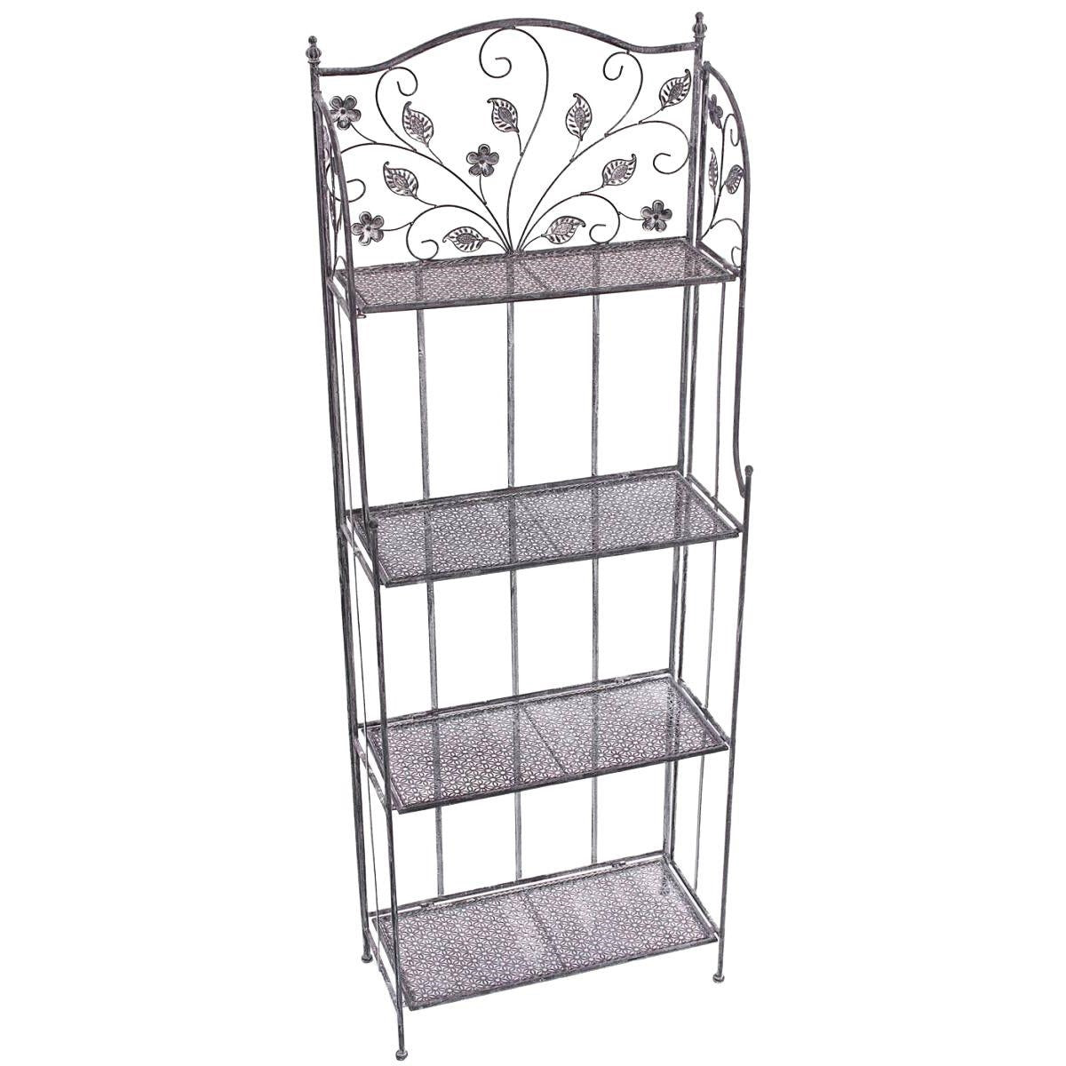 Scaffale in metallo nero 60X28H166