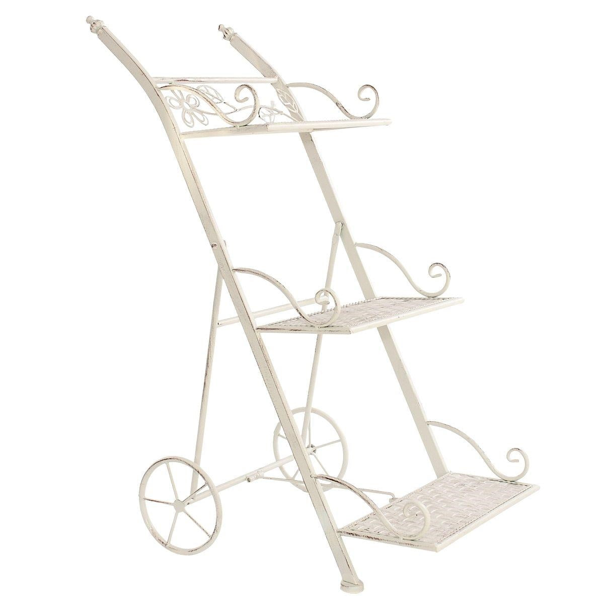 Espositore in metallo avorio 58X37H81 - Milano 7 Arte e Design