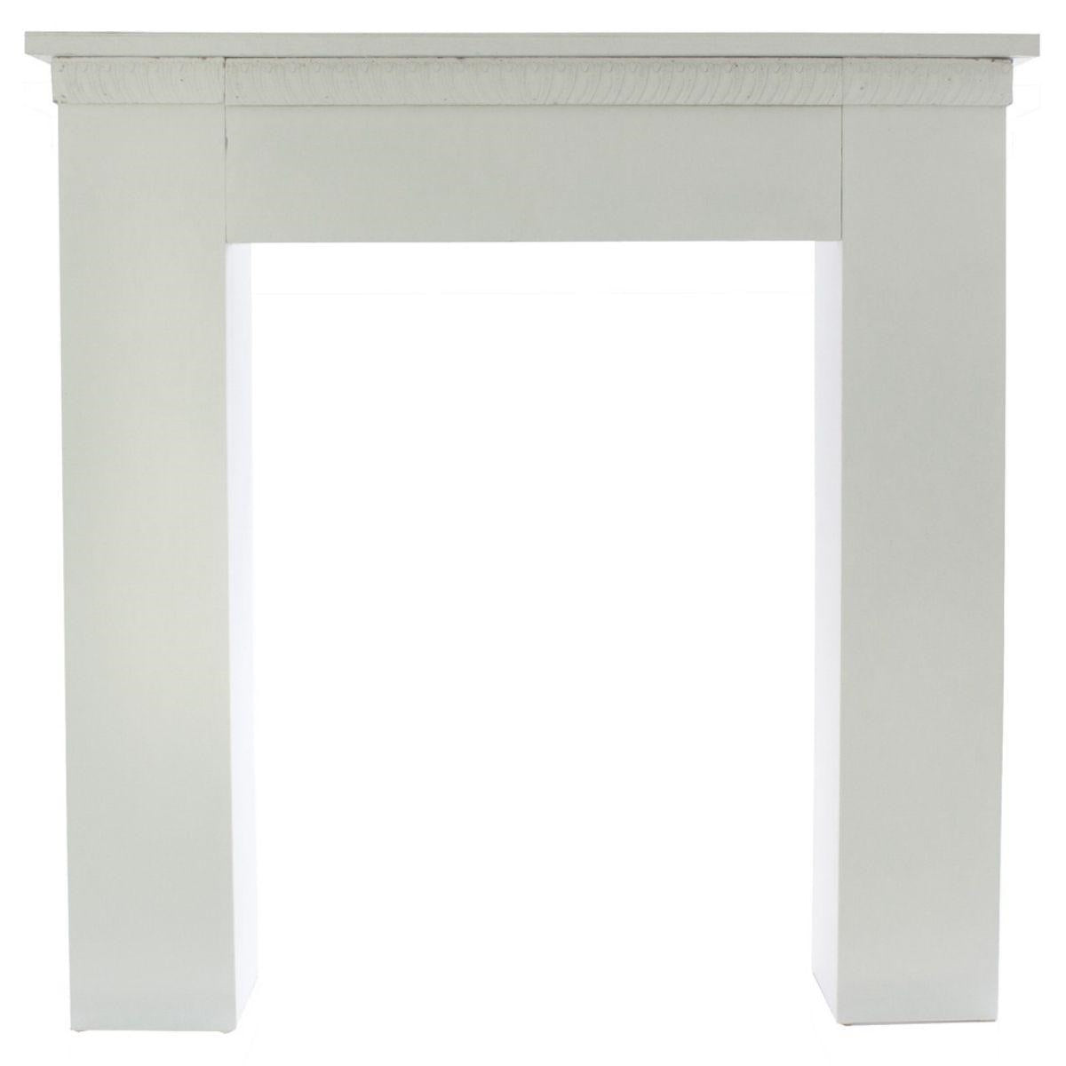 Cornice in legno per camino finto 110X23H110 - Milano 7 Arte e Design