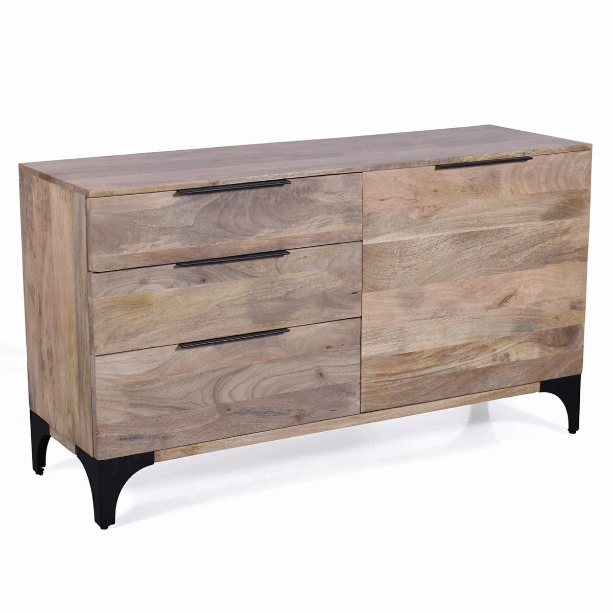 Credenza in legno di mango "Dino" 140X45H78