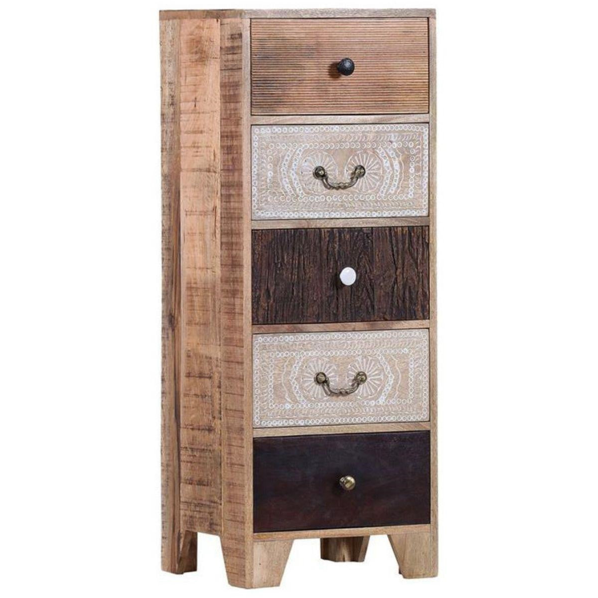 Cassettiera in mango 48X40H120