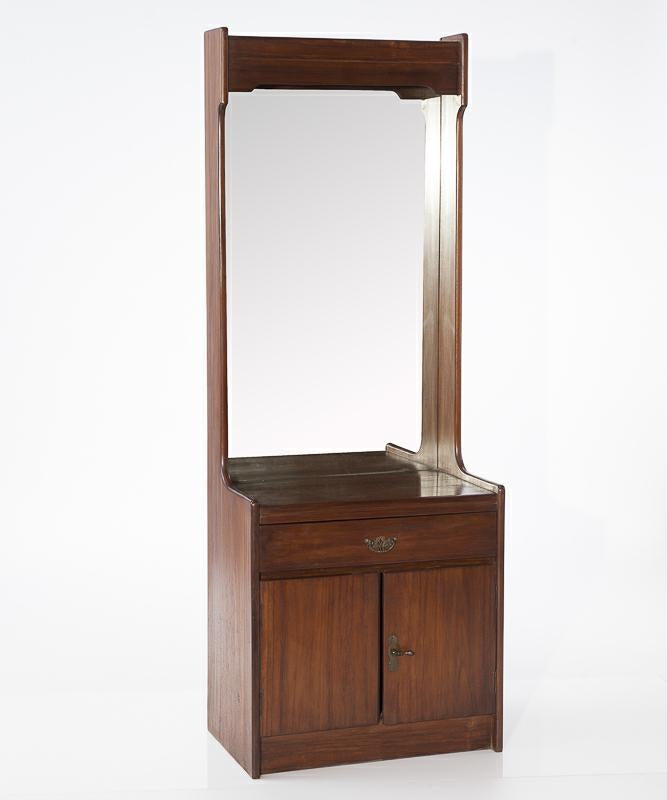 MOBILE INGRESSO ACACIA 2A+1C+SPECCHIO 62X40X170H MADE IN INDONES