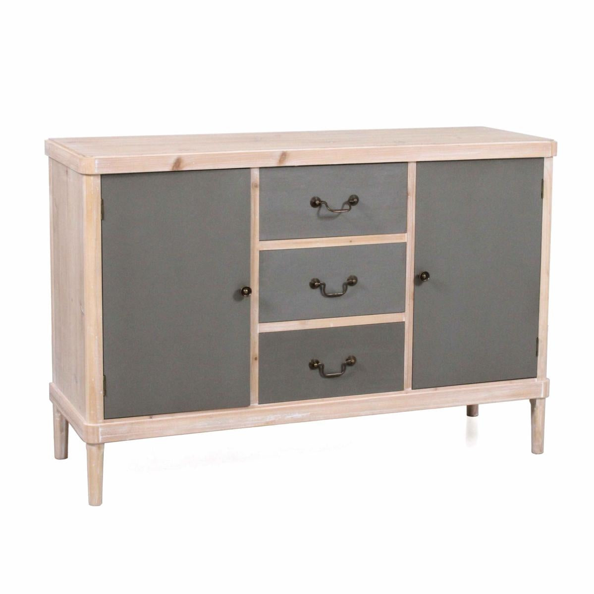 Credenza in legno di pino ed mdf "Elisabetta" 120X40H80