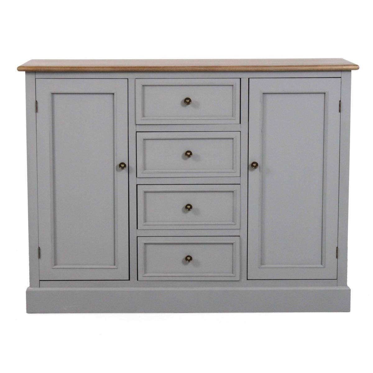 Credenza in legno di pino ed mdf "Vicenzo" 120X40H90