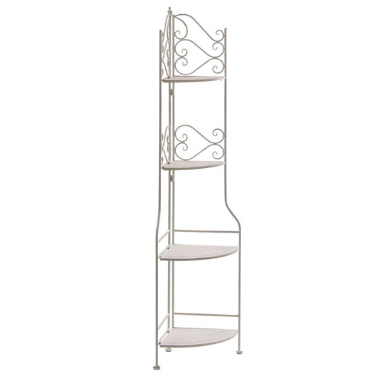 Angoliera in ferro bianco 46X32H160