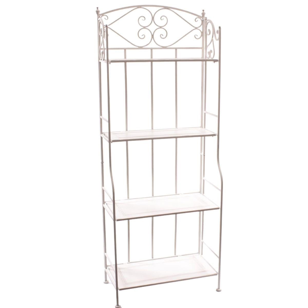 Etagere in ferro bianco 58X29X155H