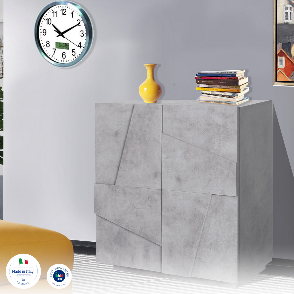 Credenza PING 80 cm 2 ante battenti - Milano 7 Arte e Design
