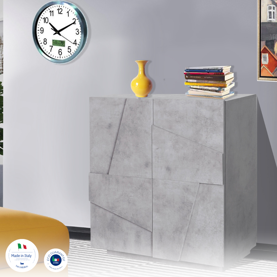 Credenza PING 80 cm 2 ante battenti - Milano 7 Arte e Design