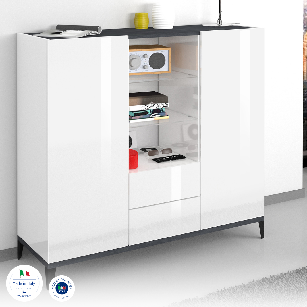 Credenza SUNRISE alta 120 cm - Milano 7 Arte e Design