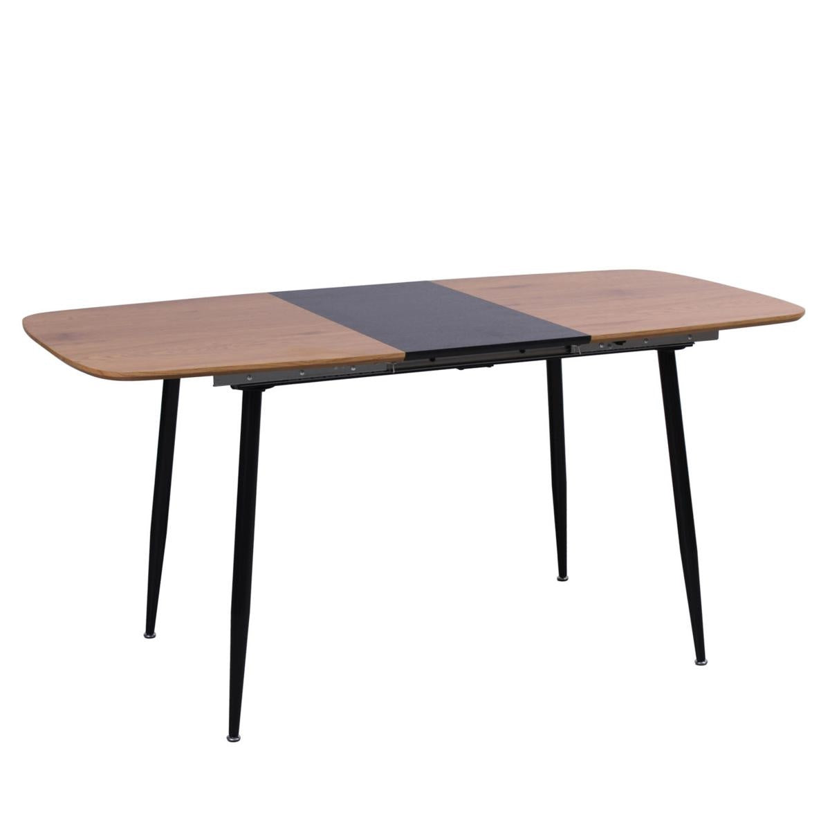 Tavolo allungabile in legno e metallo "Asia" 120/160X80H75