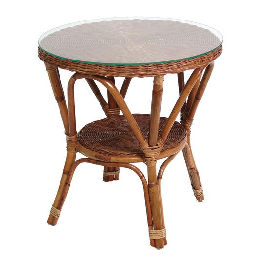 Tavolino da caffè in pulut "Kim" Ø53H57