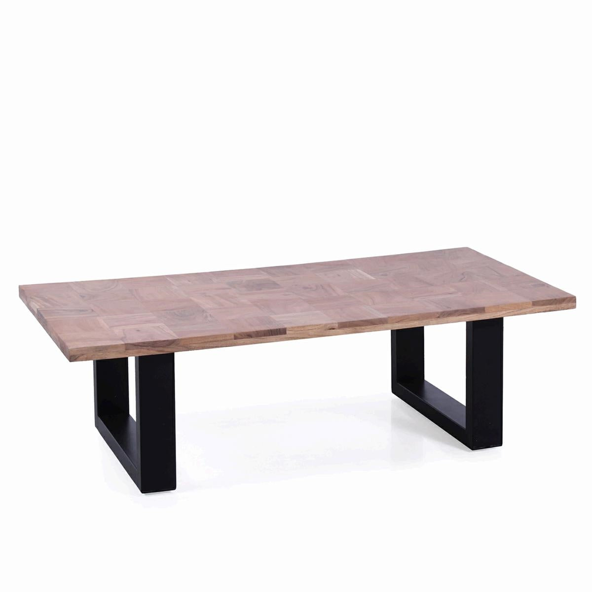 Tavolino da caffè in legno di acacia naturale "Enzo" 120X60H35
