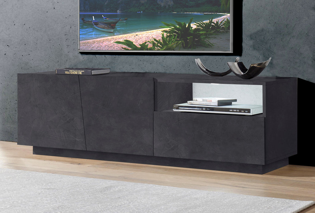 Porta tv VEGA 150 cm  2 ante battenti + 1 cassetto - Milano 7 Arte e Design