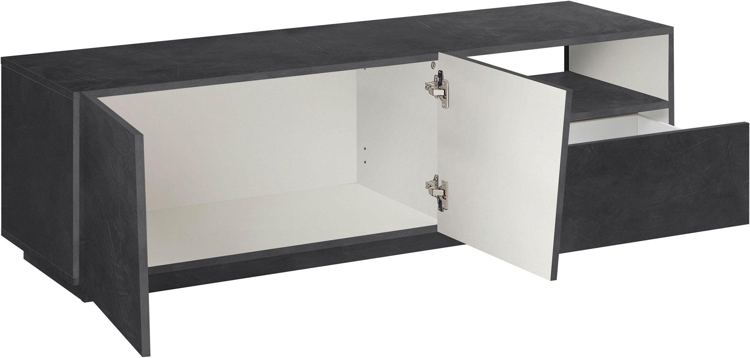 Porta tv VEGA 150 cm  2 ante battenti + 1 cassetto