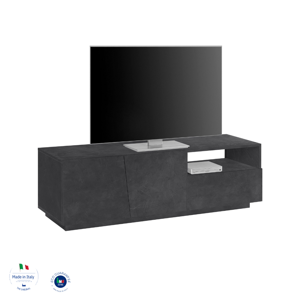 Porta tv VEGA 150 cm  2 ante battenti + 1 cassetto - Milano 7 Arte e Design