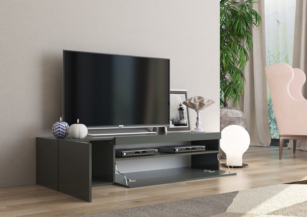 Porta tv DAIQUIRI 155 cm 1 anta battente + 1 anta a ribalta - Milano 7 Arte e Design