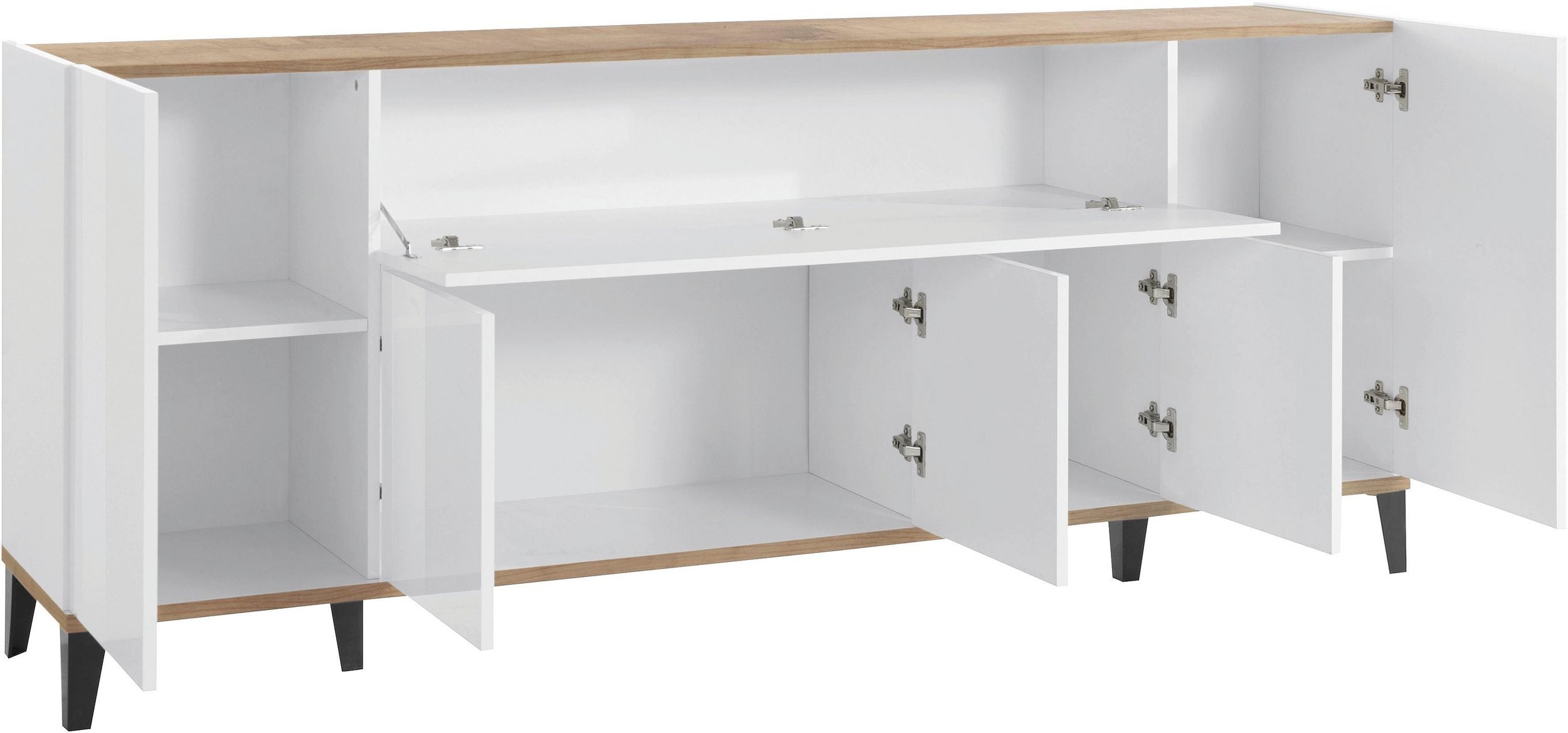 Credenza SUNRISE 4 ante + 1 anta ribalta da 200 cm