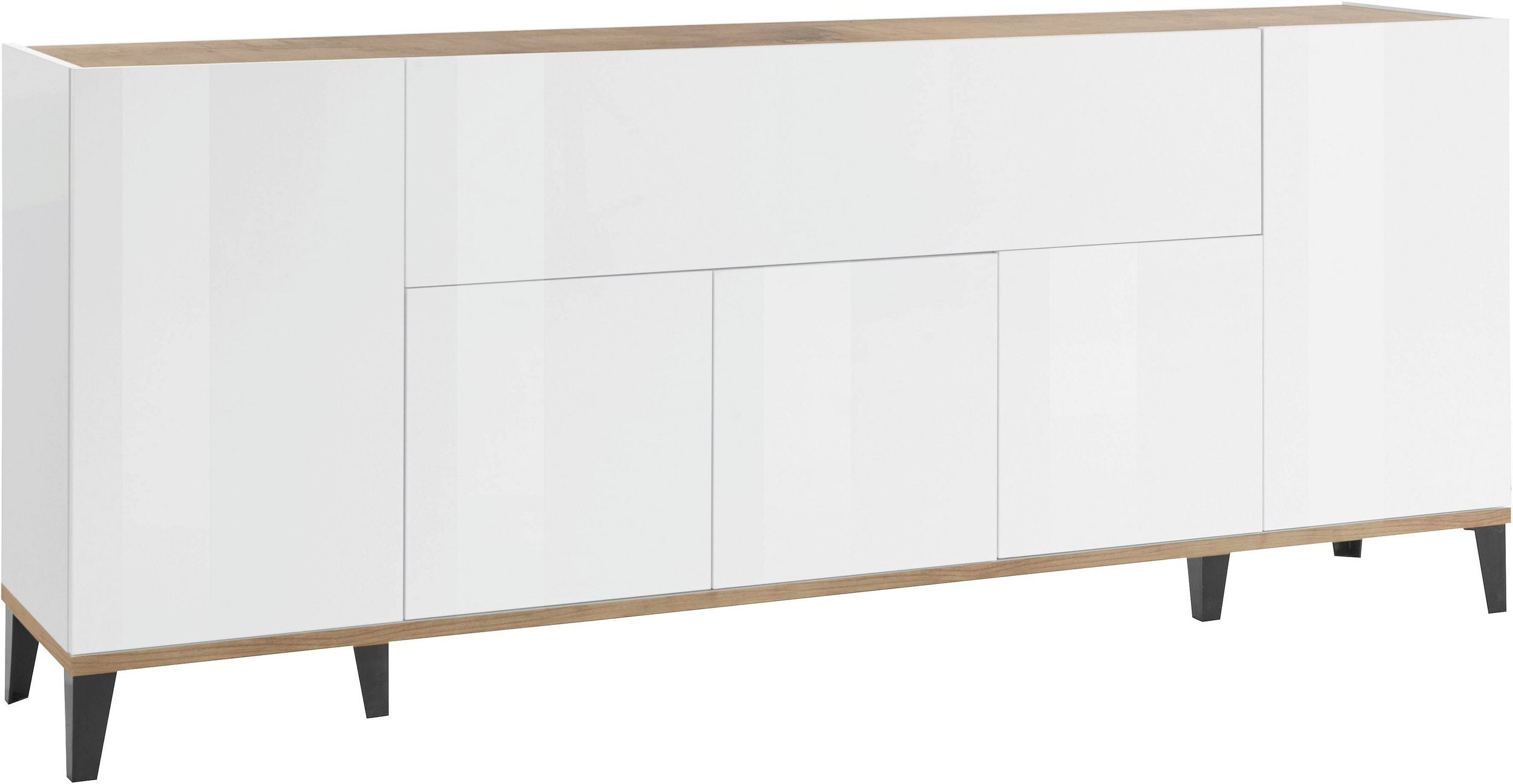 Credenza SUNRISE 4 ante + 1 anta ribalta da 200 cm