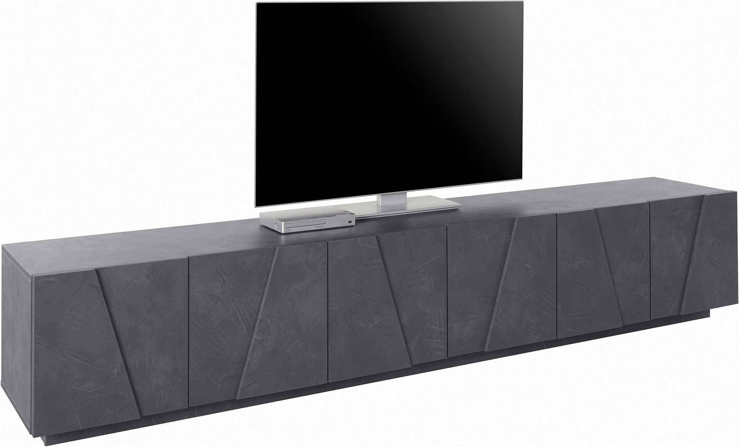 Porta tv PING 240 cm 6 ante battenti - Milano 7 Arte e Design