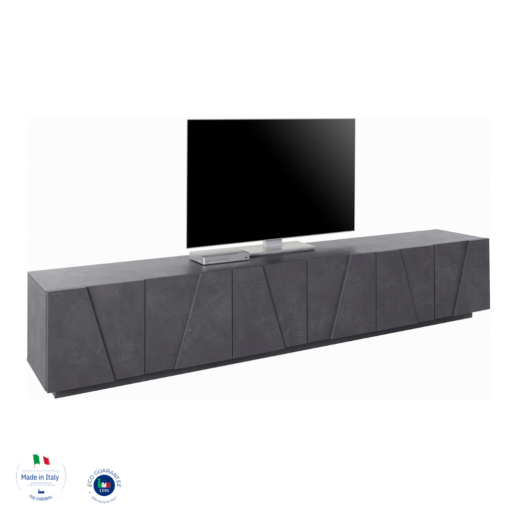Porta tv PING 240 cm 6 ante battenti - Milano 7 Arte e Design