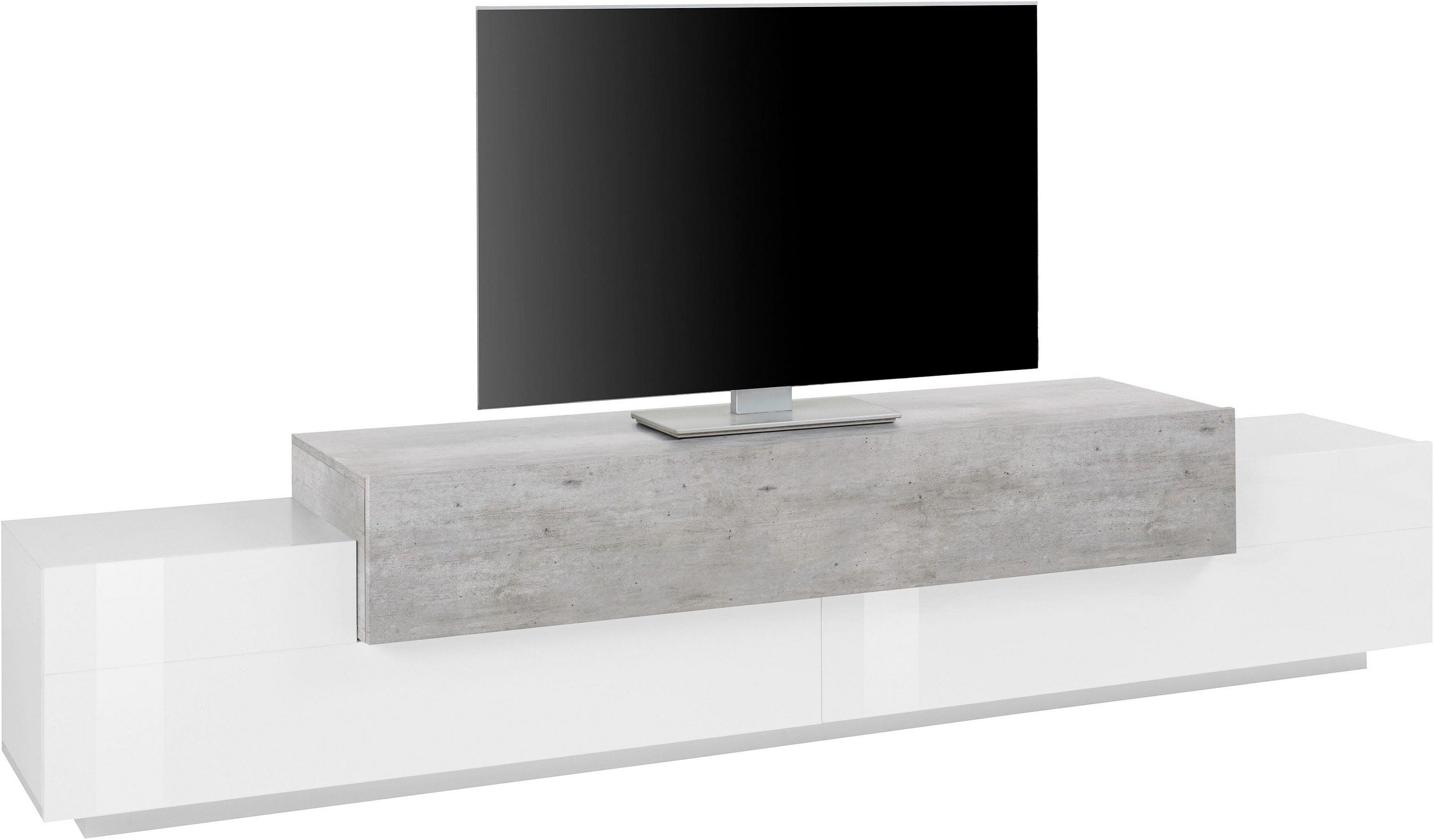 Porta tv CORO 240 cm 3 ante a ribalta - Milano 7 Arte e Design