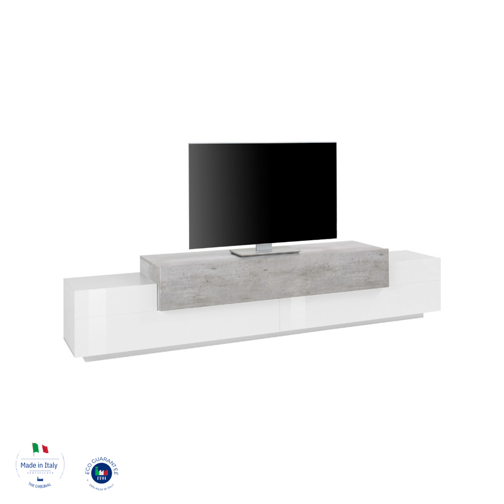 Porta tv CORO 240 cm 3 ante a ribalta - Milano 7 Arte e Design