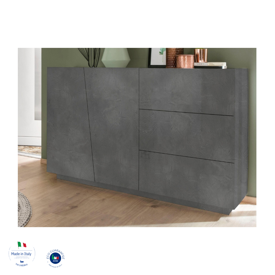 Credenza VEGA 140 cm 2 ante + 3 cassetti