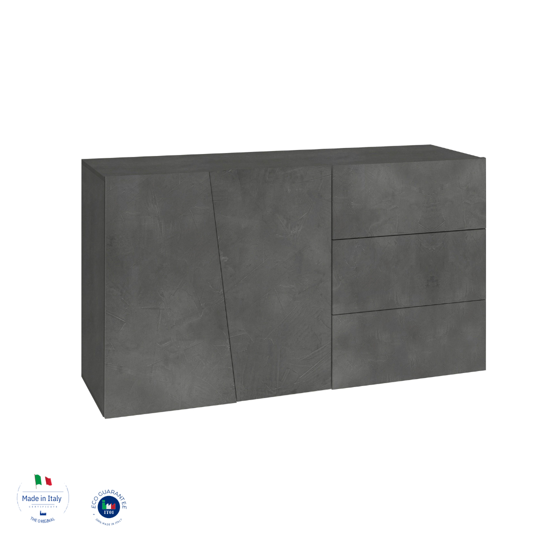 Credenza VEGA 140 cm 2 ante + 3 cassetti - Milano 7 Arte e Design