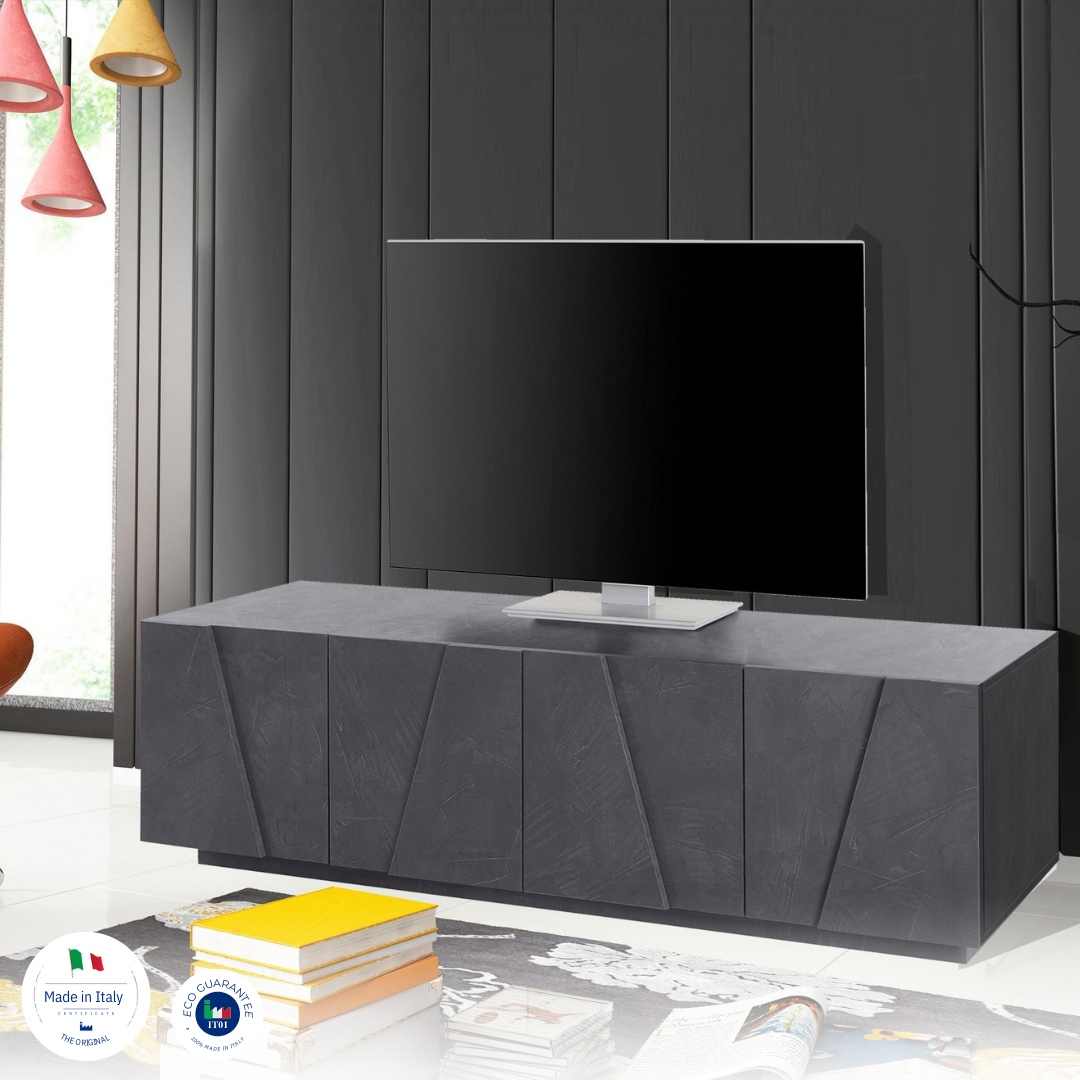 Porta tv PING 160 cm 4 ante battenti - Milano 7 Arte e Design