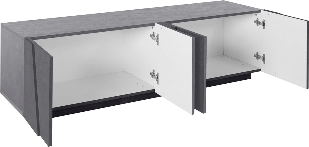 Porta tv PING 160 cm 4 ante battenti - Milano 7 Arte e Design