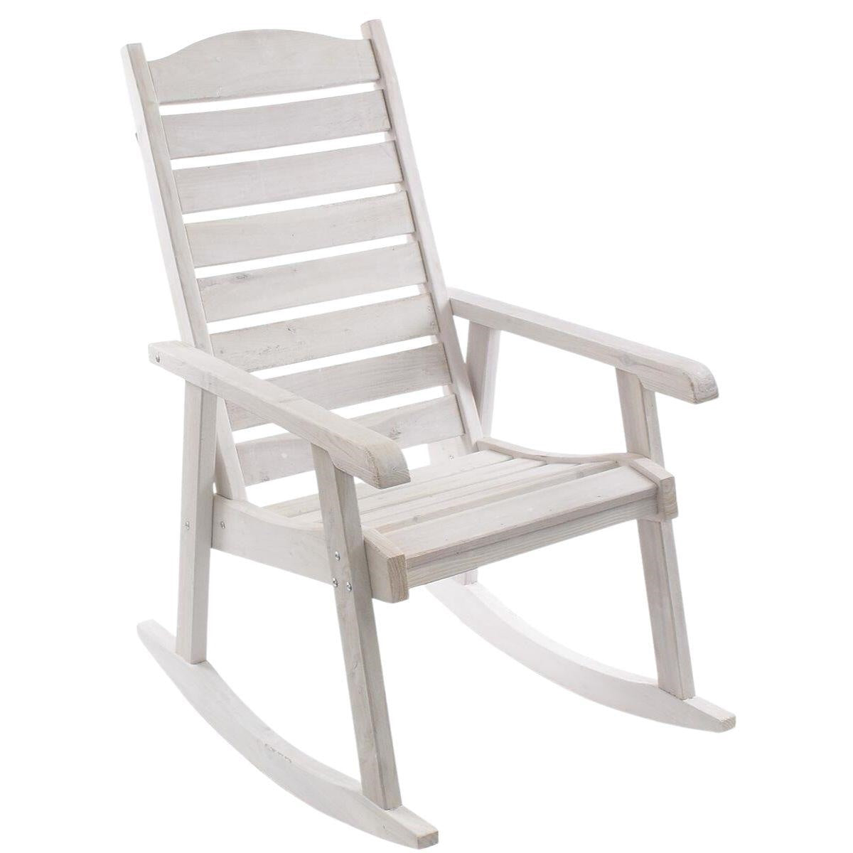 Sedia a dondolo in abete 58X99H104 - Milano 7 Arte e Design