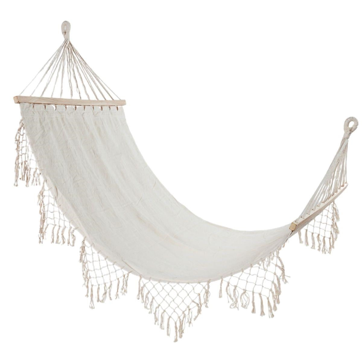 Amaca in cotone con frange 120X200