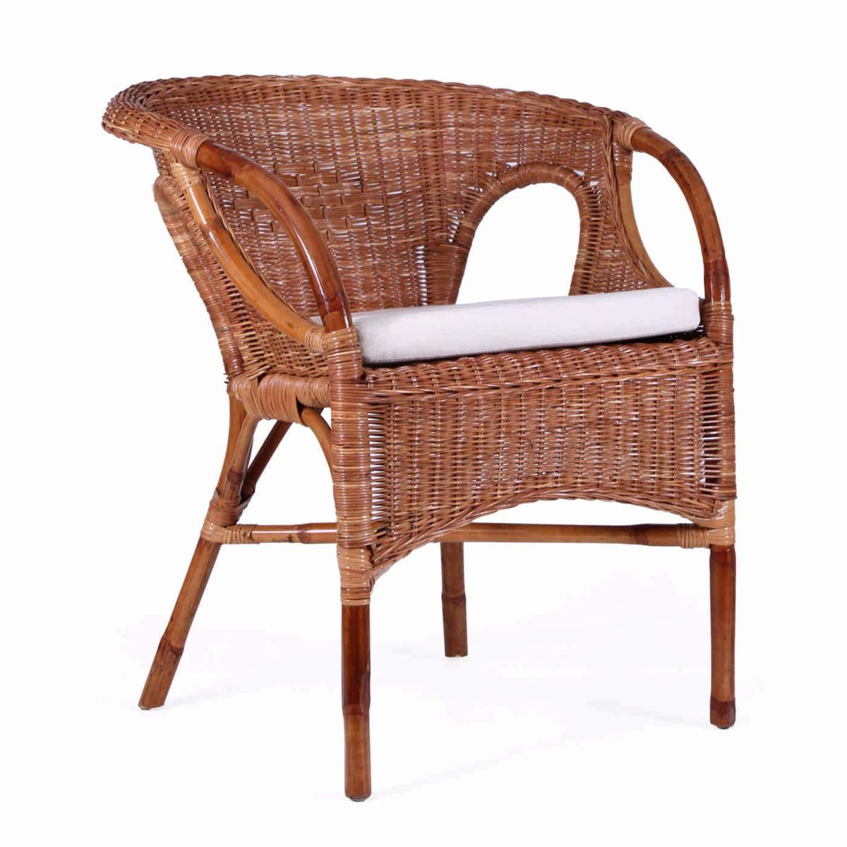 Poltrona in midollo fitrit "Sahara" 59X62H80 - Milano 7 Arte e Design