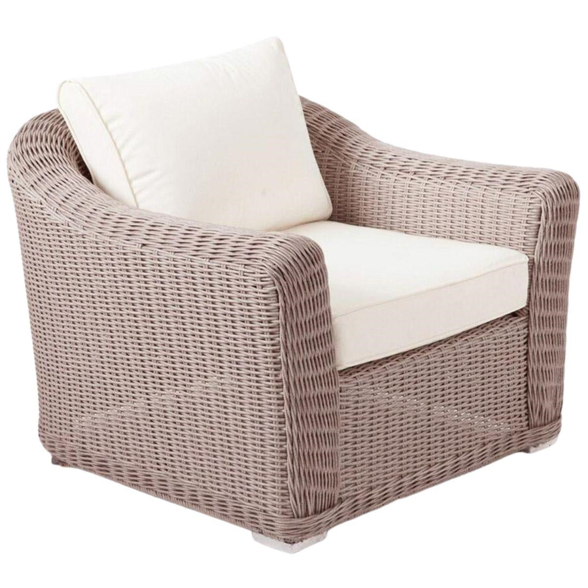 Poltrona in polirattan "Isa" 95x87H73 - Milano 7 Arte e Design