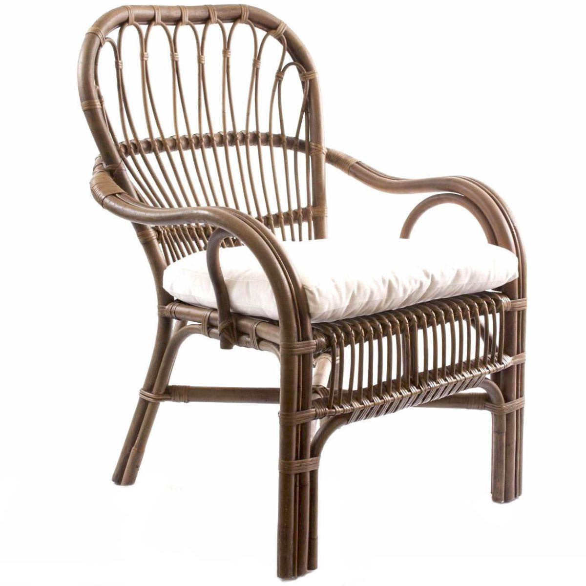 Poltrona in giunco 57X62X90H