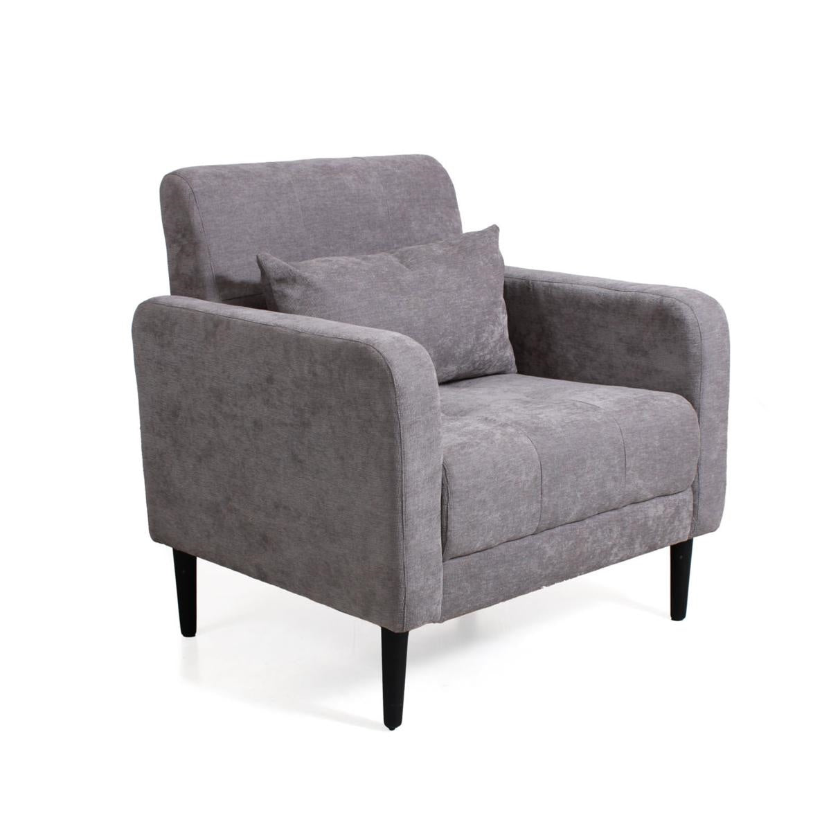 Poltrona in ciniglia Lidia 80X75H84