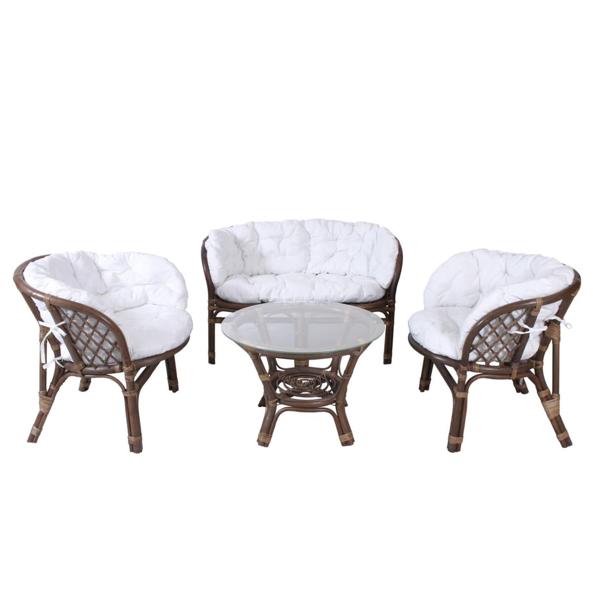 Salotto completo in rattan "Bahama" - Milano 7 Arte e Design