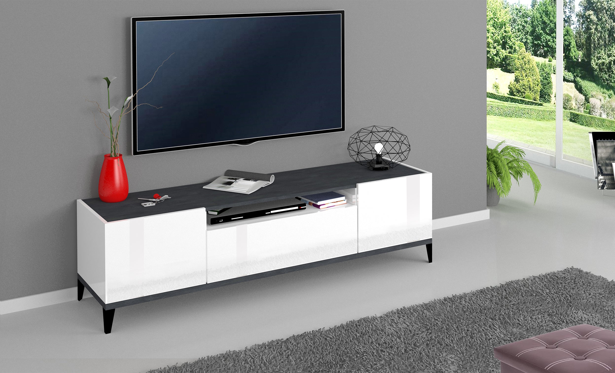 Porta tv SUNRISE 160 cm - Milano 7 Arte e Design