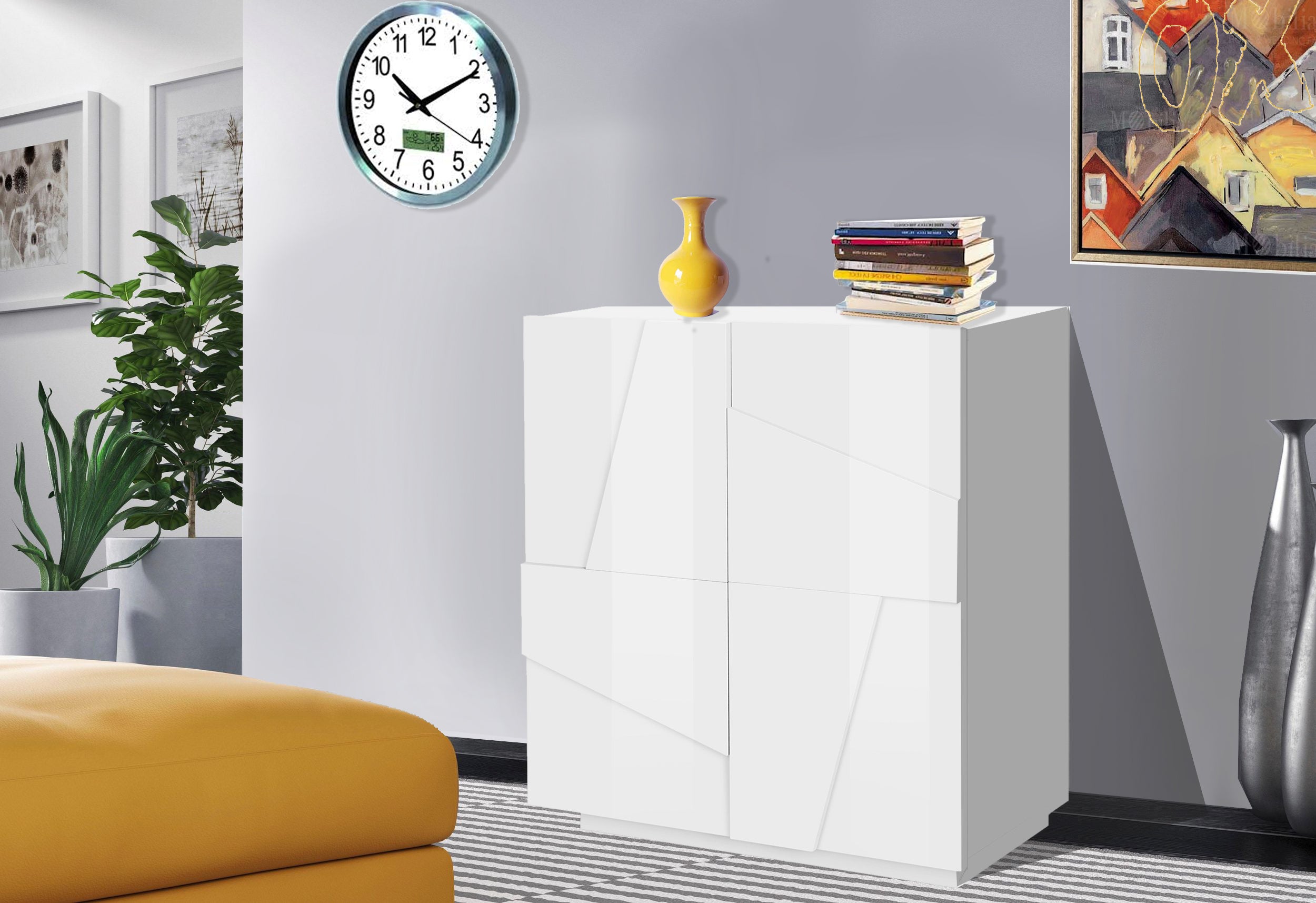 Credenza PING 80 cm 2 ante battenti - Milano 7 Arte e Design