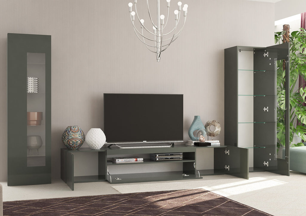 Soggiorno DAIQUIRI con porta TV e 2 vetrine - Milano 7 Arte e Design