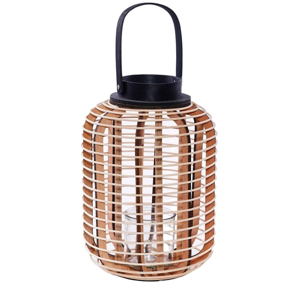 Lanterna in rattan Ø25H38 - Milano 7 Arte e Design