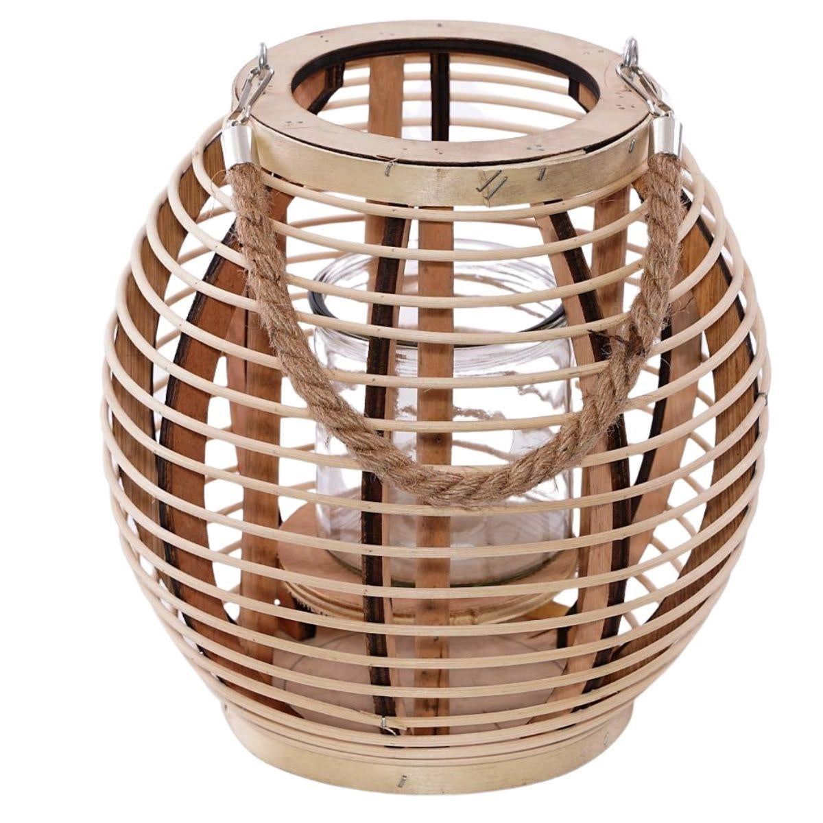 Lanterna in rattan Ø20H25