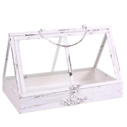 Serra in metallo bianco 35X20H24