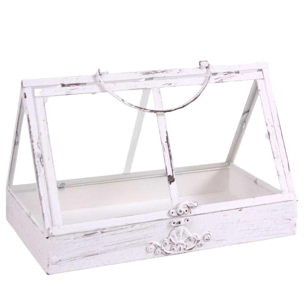 Serra in metallo bianco 35X20H24