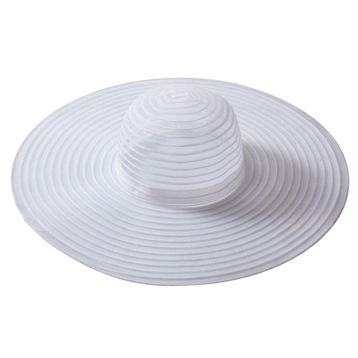 Cappello bianco taglia unica Ø40H14 - Milano 7 Arte e Design