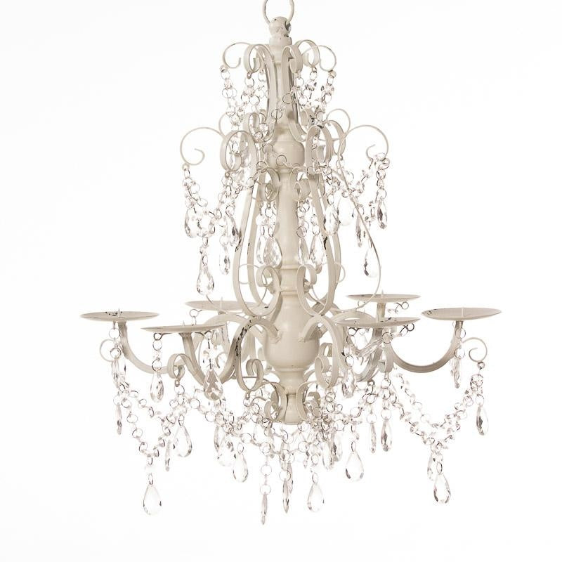 Lampadario in metallo a sei braccia Ø46H42