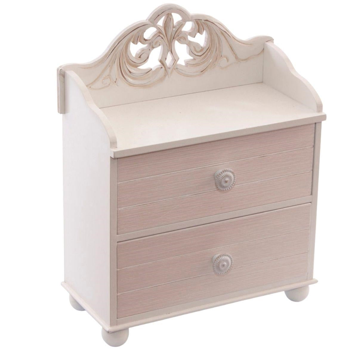 Cassettiera piccola in mdf 30X14H39 - Milano 7 Arte e Design
